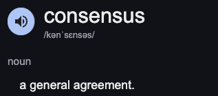 consensus